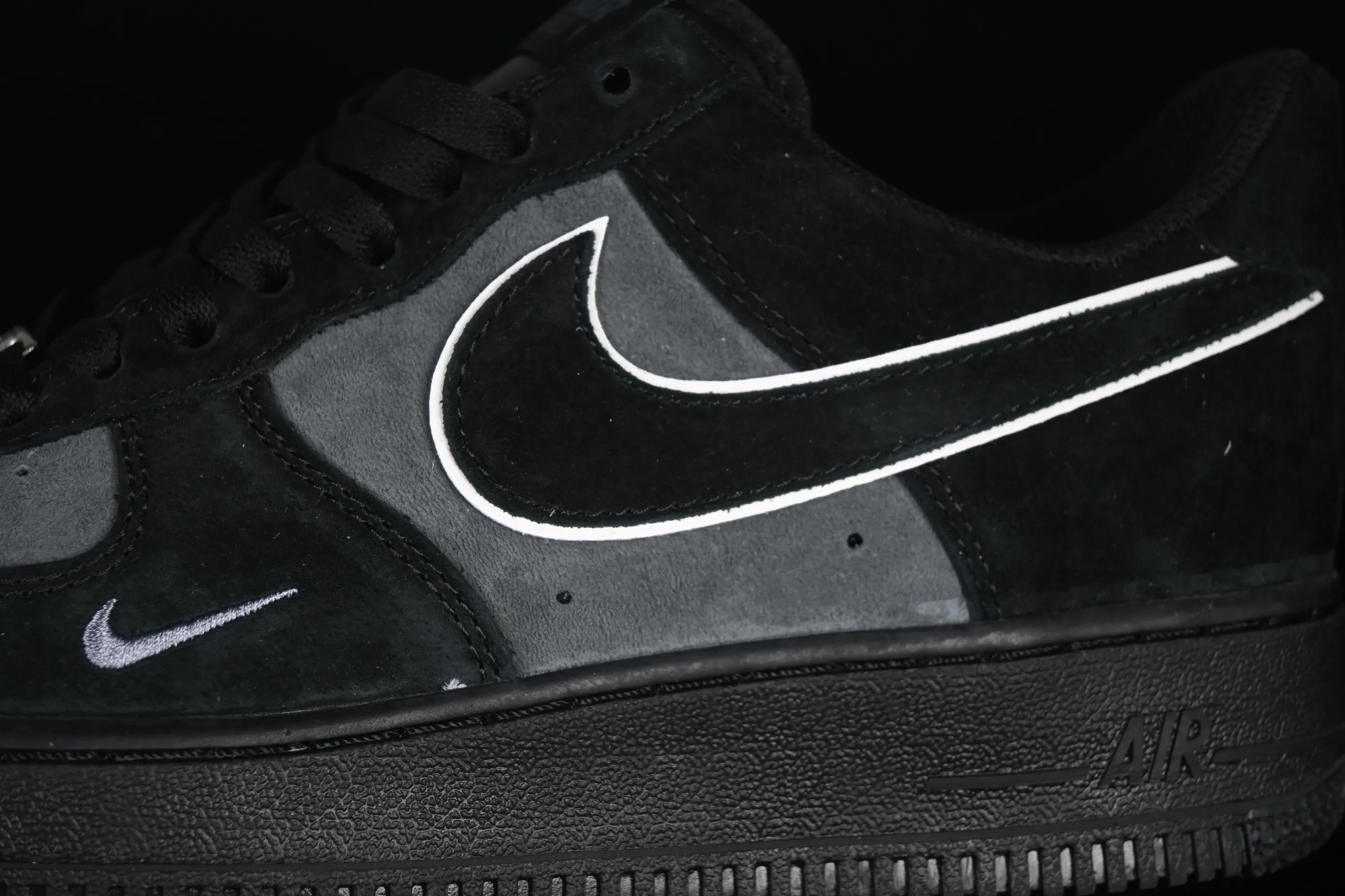 All Categories Nk Air Force 1 Air Force Series Nk Air Force 1 Low Air Force Low Nike Air Force 1'07 Low "Black Warrior" Full Suede Autumn and Winter Air Force One Low Casual Shoes ZH0316-134